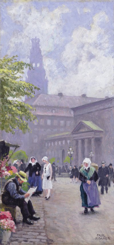The Flower Seller by Paul Fischer
